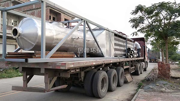 深圳某環保有限公司的黃金酸洗專業靜電除霧器出貨了