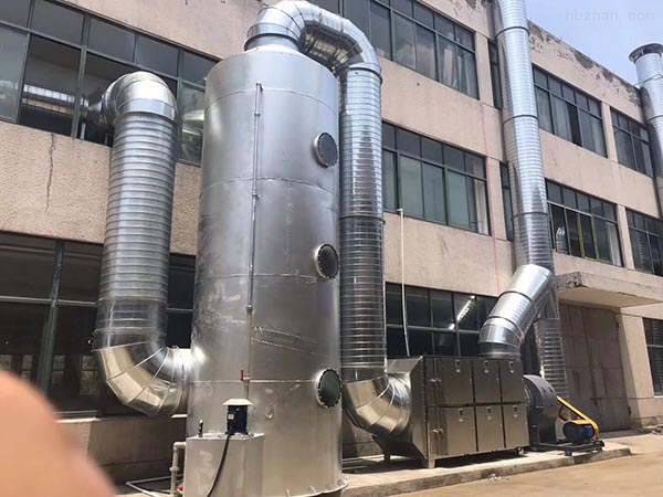 光伏行業廢氣處理用酸堿噴淋塔