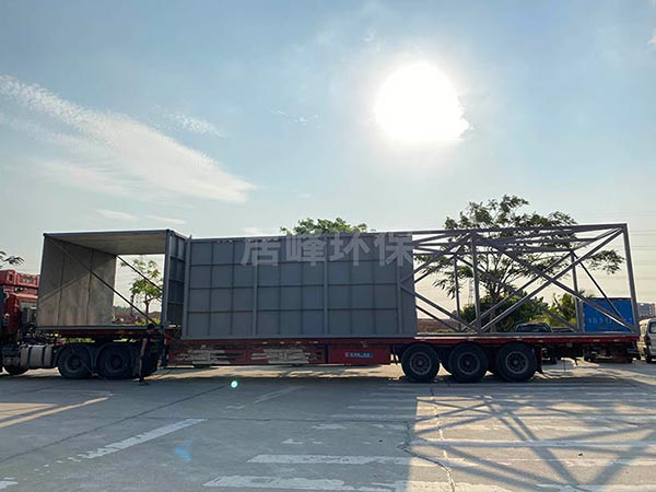 浙江某固廢環保再生有限公司干式靜電除塵器出貨