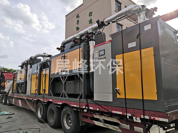 某印刷包裝材料有限公司催化燃燒設備發貨了！