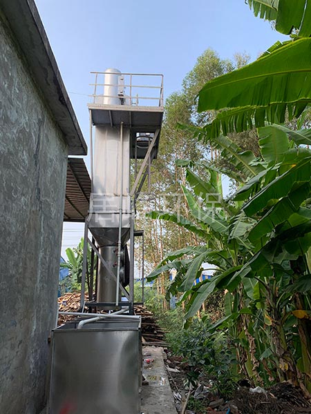 廣西某包裝公司鍋爐濕式靜電除塵器竣工
