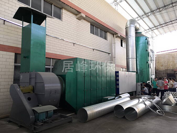 惠州某金屬噴漆廢氣處理工程