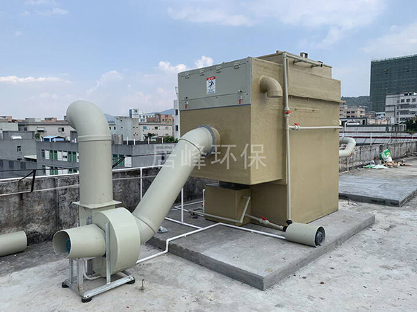 深圳某珠寶廠小型濕式靜電除霧器安裝完成