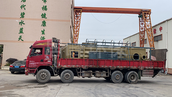 深圳某黃金珠寶有限公司硫酸霧處理設備出貨