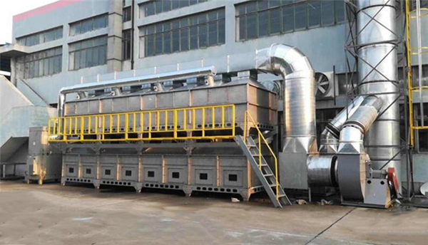 RCO催化燃燒設備處理工業橡膠廢氣